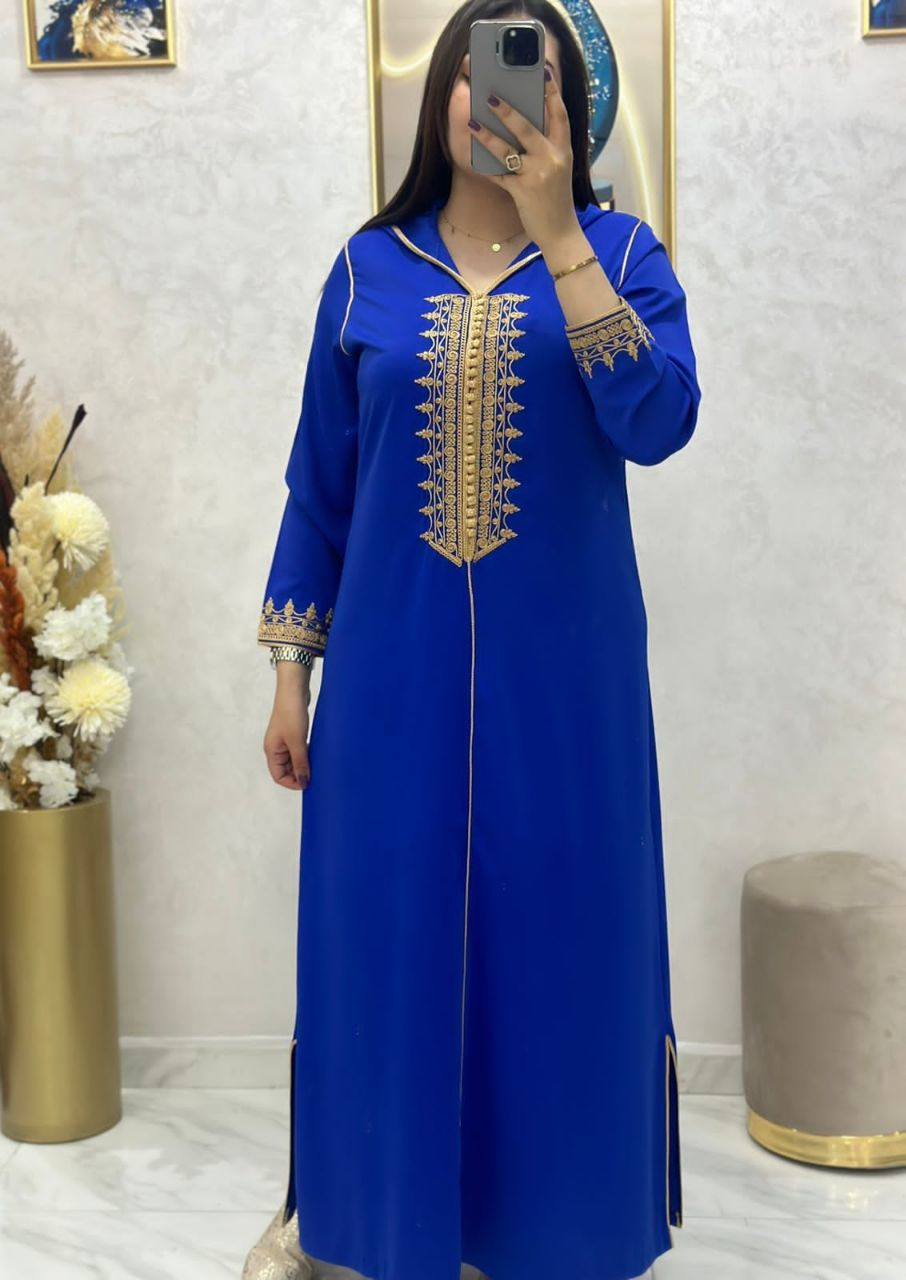 جلابة مغربية بالكريب الممتاز